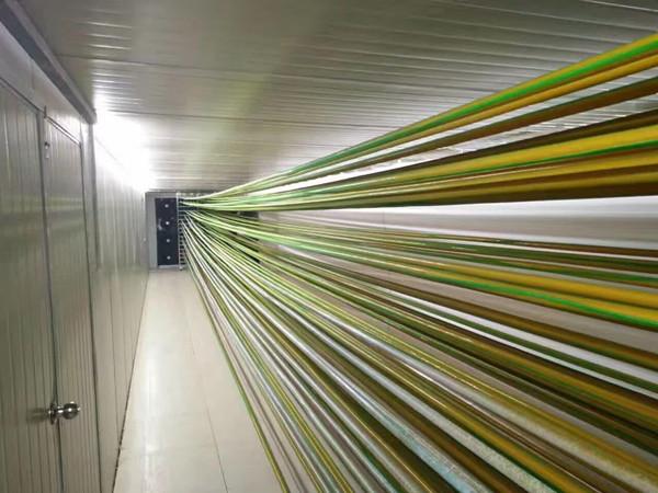 歐麥朗腸衣烘干系統調試成功投入運作