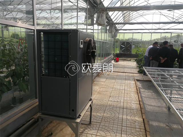 蔬菜大棚采暖水源熱泵暖風機