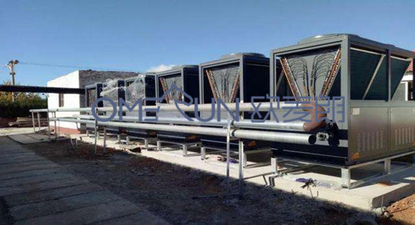 河南5600㎡養豬場空氣源熱泵采暖制冷