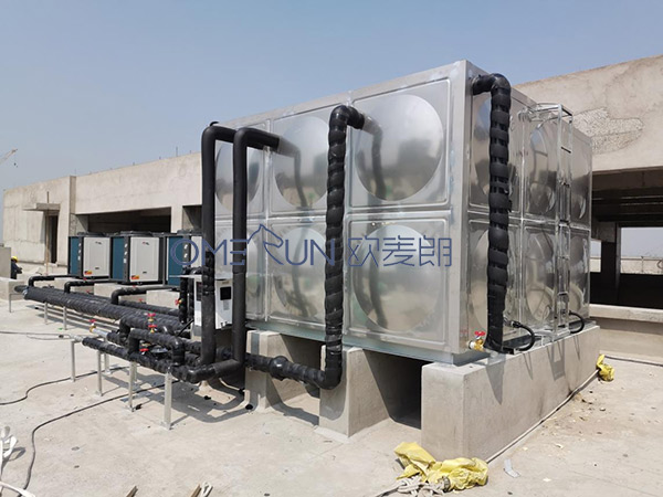 【商用空氣能】中國制造2025產業園項目員工宿舍和食堂熱水系統