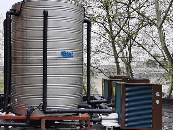 【商用空氣能】儀征倉橋賓館30個房間空氣源熱水系統