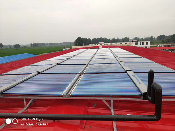 【商用太陽能】江蘇盱眙馬壩屠宰場太陽能集熱系統