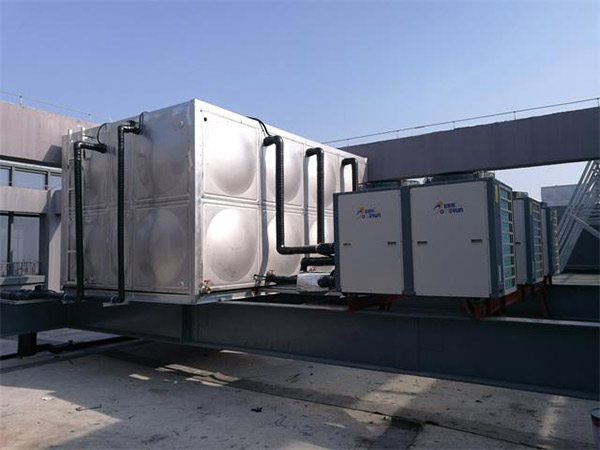 【商用太陽能空氣能】上海華二寶山民辦實驗小學熱水系統